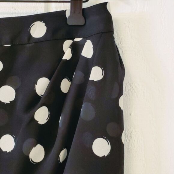 Jones New York Black White Polka Dot Pencil Skirt Size 8 - Picture 5 of 7